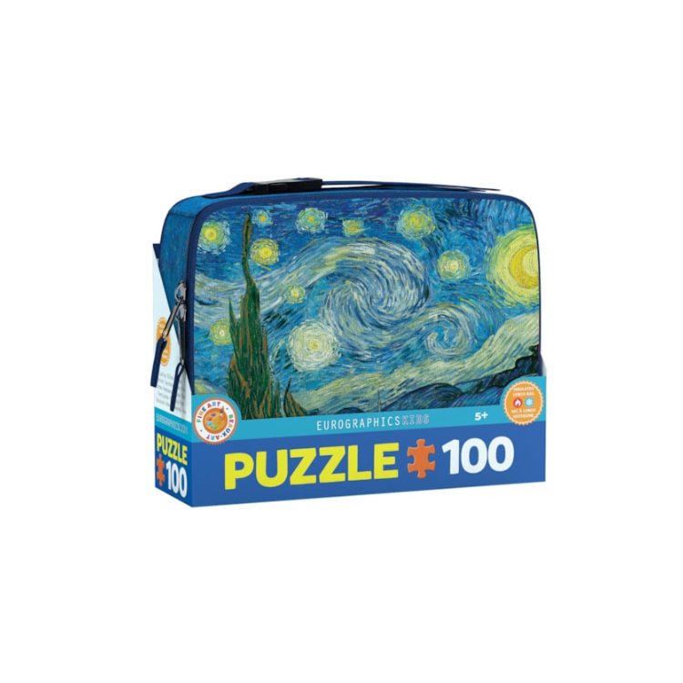 Eurographics Starry Night Lunch Bag 100 piece Puzzle, 628136602044