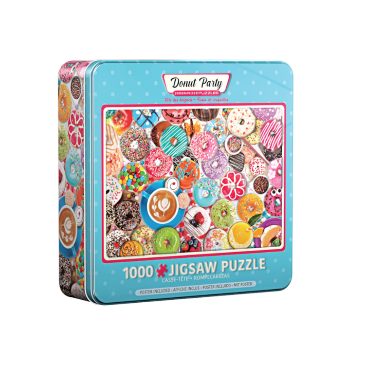 EuroGraphics Donut Party 1000-Piece Puzzle, 8051-5602
