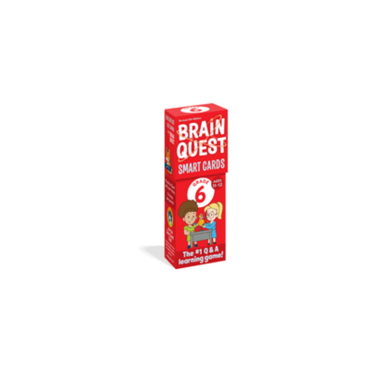 Brain Quest 6th Grade Smart Cards Revised 4th Edition, 9781523523924