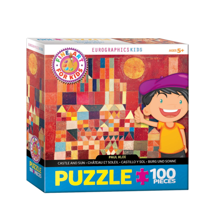 Eurographics Castle and Sun by Paul Klee 100-Piece Puzzle, 6100-0836