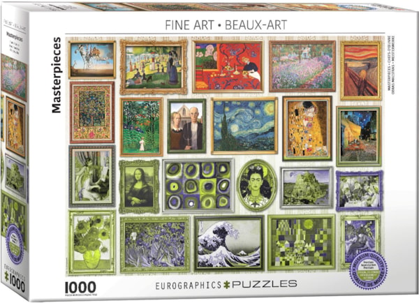 Eurographics Masterpieces 1000-piece Puzzle, 6000-5766