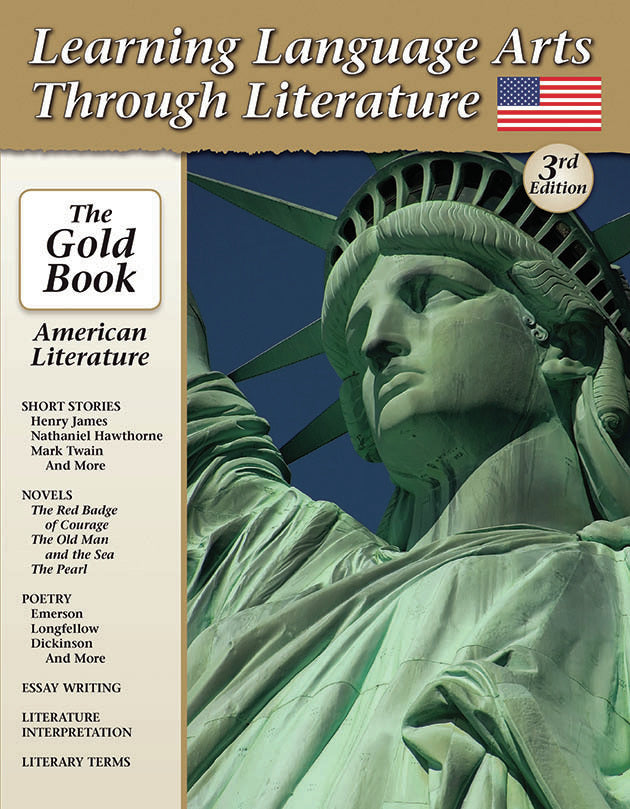 LLATL THE GOLD BOOK - AMERICAN LITERATURE HS Skills-CommonSense Press, LGoldAmLit3-LGAL3Test