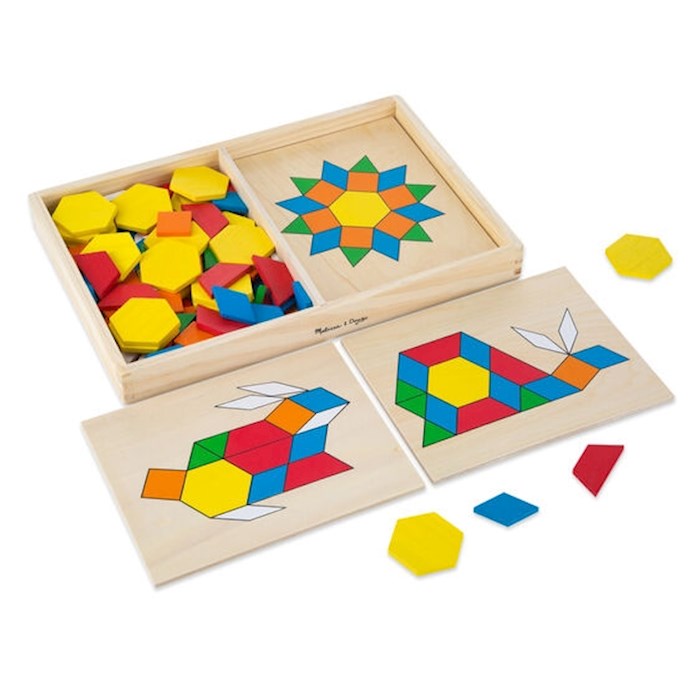 Pattern Blocks And Boards Classic Puzzle, 0000772900294