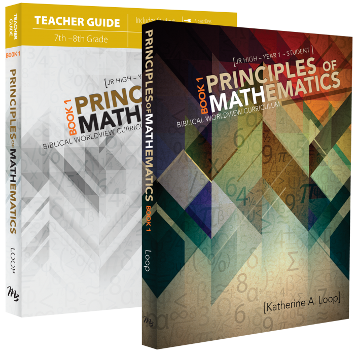 MasterBooks Principles of Mathematics Book 1 Set, M9141SET