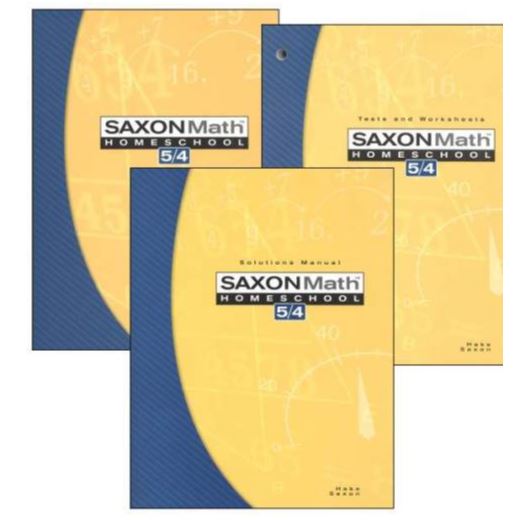 Saxon Math 5/4 Homeschool Kit (3rd Edition), 9781591413479