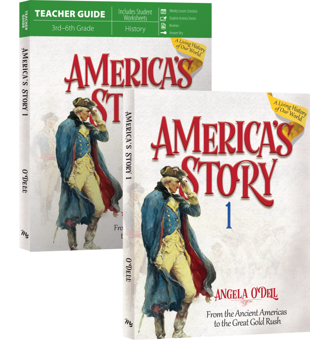 MasterBooks America's Story 1 , M057-4-SET