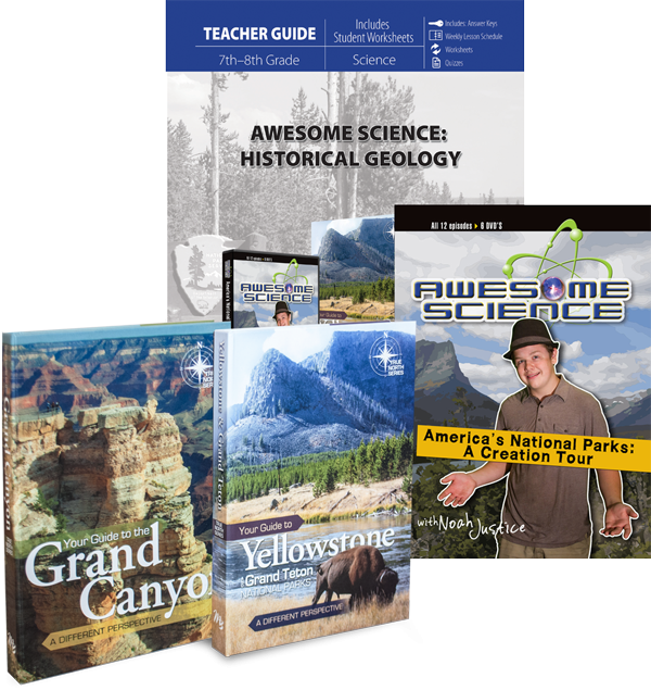 MasterBooks Awesome Science: Historical Geology (Curriculum Pack), M961-5-SET
