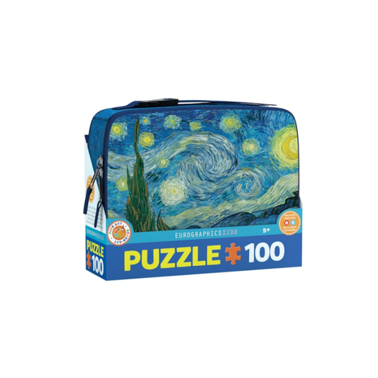 Eurographics Starry Night Lunch Bag 100 piece Puzzle, 628136602044