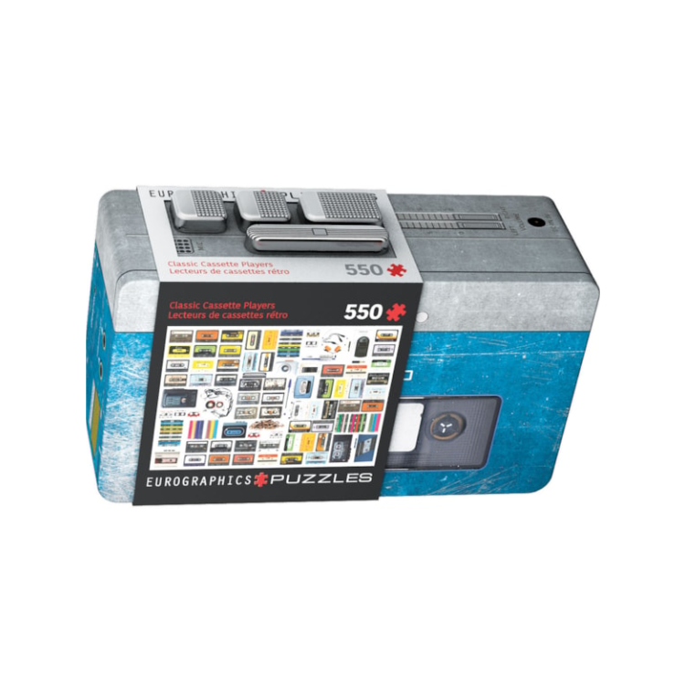 Eurographics Cassette Player Tin 550-Piece Puzzle, 8551-5690
