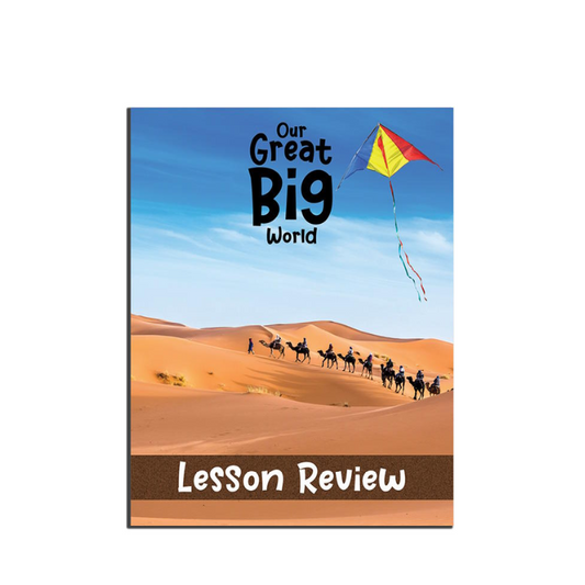 Notgrass Our Great Big World Lesson Review, 9781609991883