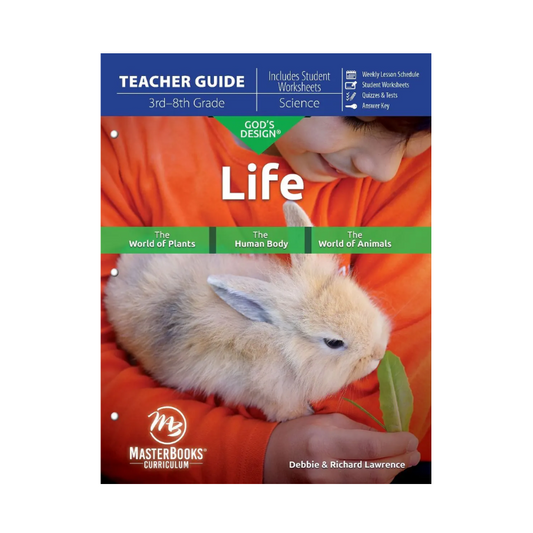 MasterBooks God's Design for Life (Teacher Guide/Student Worksheets), 9781683441281