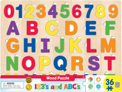ABC & 123 Wooden Puzzle, 705988118173