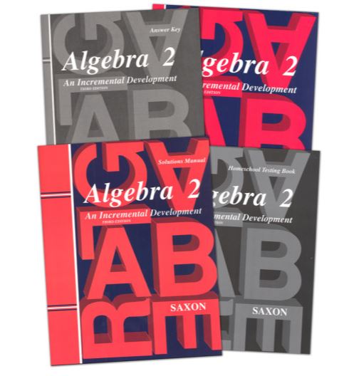 Saxon Algebra 2 Homeschool Kit with Solutions Manual 3rd Edition, 9781600329722