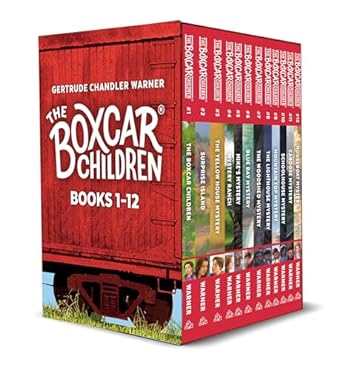The Boxcar Children Mysteries Boxed Set Books 1-12 Paperback , 9780807508558