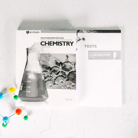 Apologia Exploring Creation with Chemistry, 3rd Edition Solutions Manual, 9781940110264