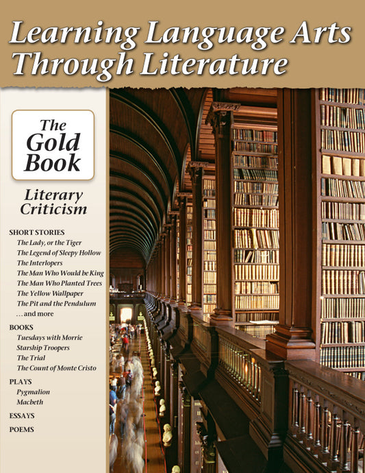 LLATL THE GOLD BOOK - LITERARY CRITICISM HS Skills-Commonsense Press, LitCritSet2