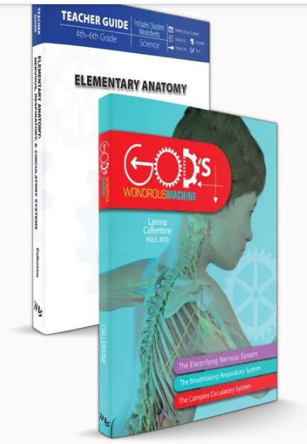 MasterBooks Elementary Anatomy: Nervous, Respiratory, and Circulatory Systems (Set), M320-9-SET