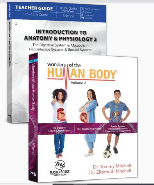 MasterBooks Introduction to Anatomy & Physiology 2 (Curriculum Pack), M311-7-SET