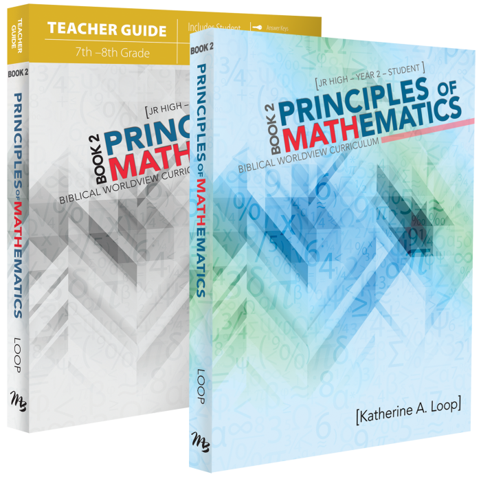 MasterBooks Principles of Mathematics Book 2 Set, M915-8-SET