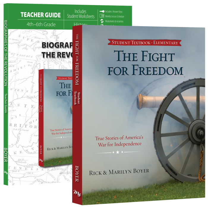 MasterBooks Biographies of the Revolution Set, 9780890519424