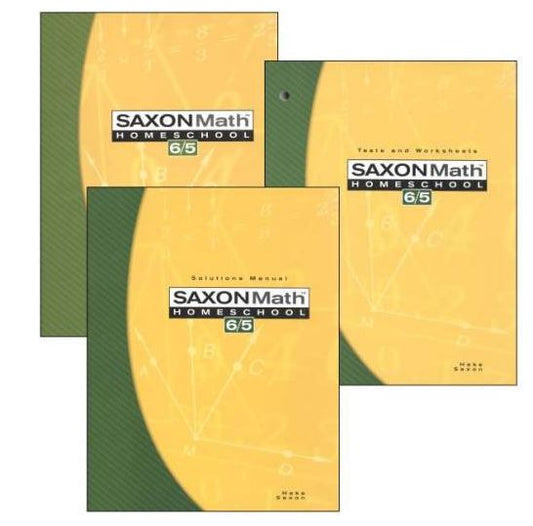 Saxon Math 6/5 Homeschool Kit (3rd Edition), 9781591413486