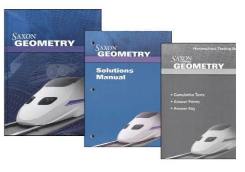 Saxon Geometry Homeschool Kit w/ Solution Manual, 9781600329760