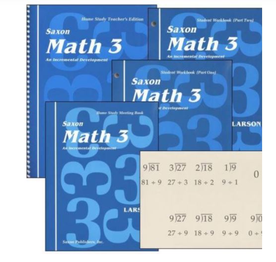 Saxon Math 3 Home Study Kit, 9781565770201