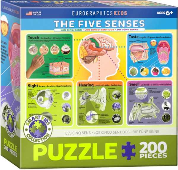 Eurographics The Five Senses 200-Piece Puzzle, 6200-0305
