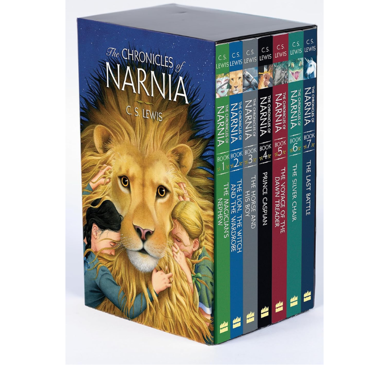 The Chronicles of Narnia Rack Paperback 7-Book Box Set, 9780064471190
