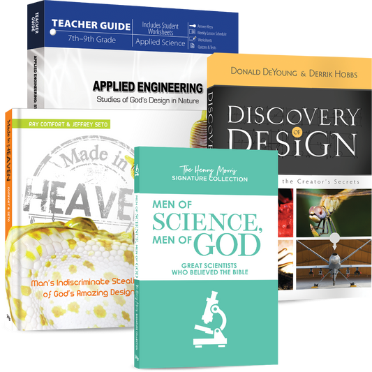 MasterBooks Applied Engineering: Studies of God's Design in Nature (Curriculum Pack), M204-2-SET