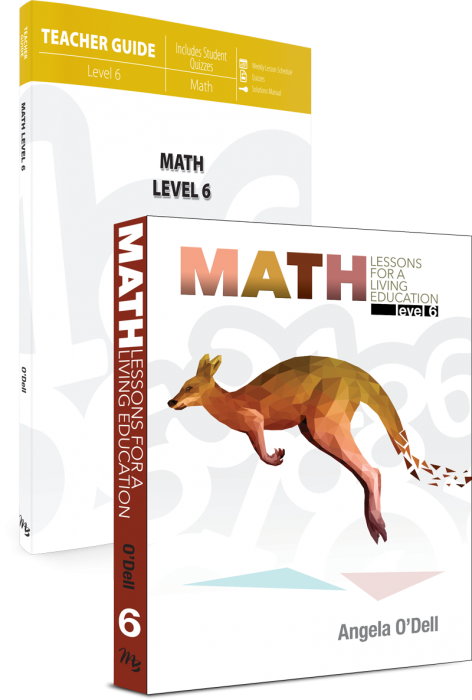 MasterBooks Math Lessons for a Living Education: Level 6 (Set), M091-8-SET